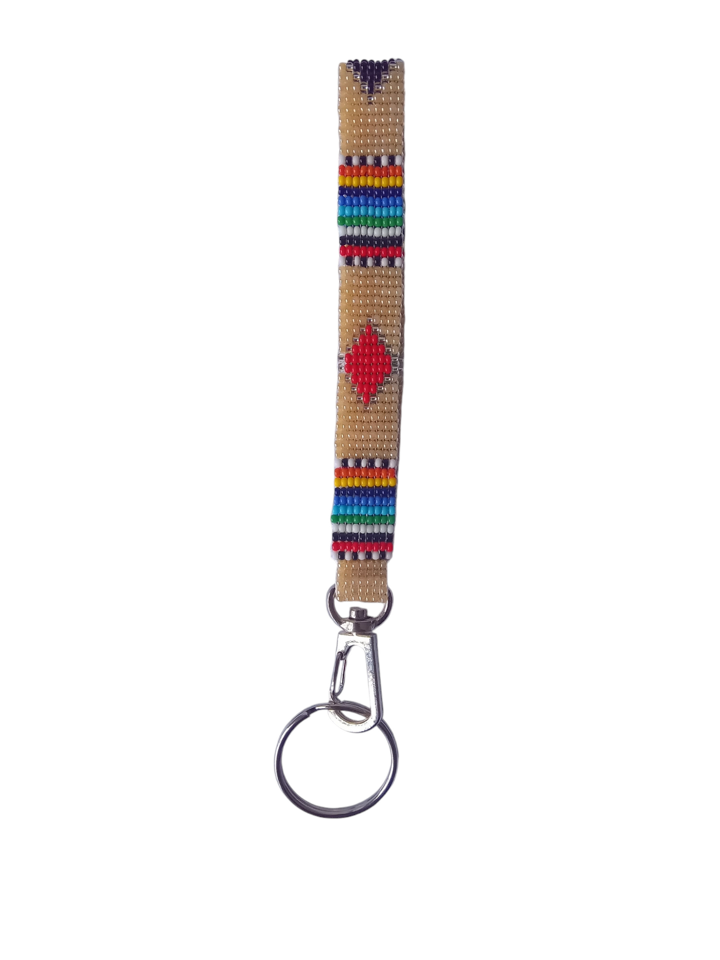 Pearl White Diamonds Keychain